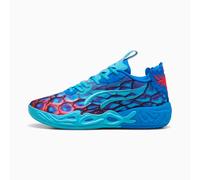 PUMA MB.04 Lo Alien Skins Basketball Shoes Unisex, Ultra Blue/Luminous Pink/Green Glare, size 9