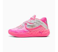PUMA MB.05 World Tour Basketball Shoes Unisex, Sun Struck/Pure Magenta, size 7.5
