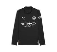 PUMA MCFC Away Jersey Replica Longsleeve Men's Jerseys, Black (Black), 3XL