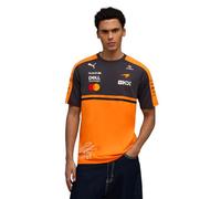 PUMA McLaren F1 2026 Men's Oscar Piastri Driver Tshirt - Orange | Short sleeve with round neck collar, Driver T-shirt, All the latest Formula 1 Team and partner logos, Officially licensed