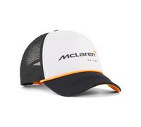 PUMA McLaren F1 Logo Trucker Cap - White - One Size Fits Most