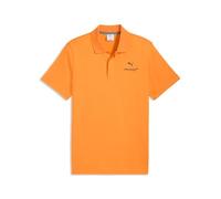 Puma Mclaren Small Logo Short Sleeve Polo Orange M Men