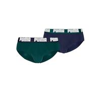 PUMA Men Everyday Briefs (Pack of 2) Green/Navy, Large