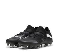 Puma Men Future 7 Match Fg/Ag Soccer Shoes, Puma Black-Puma White, 8.5 UK