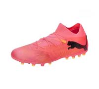 Puma Men Future 7 Match Mg Soccer Shoes, Sunset Glow-Puma Black-Sun Stream, 8 UK