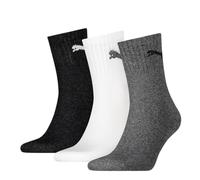 PUMA Men Short Crew 3P Socks, Grey (Grey/White/Black), 6-8 UK