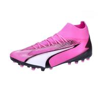 Puma Men Ultra Pro Mg Soccer Shoes, Poison Pink-Puma White-Puma Black, 9 UK