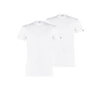 Puma Men's 2 Pack Basic Pure Cotton Sports T-Shirts - M - White, Black,White
