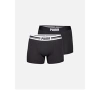 Puma Men's 2-Pack Placed Logo Boxer Briefs, Black - Size: 32/30/31