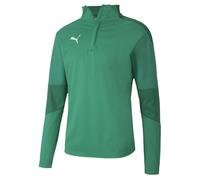 Puma Mens 21 Rain Zip Top - Green - Size Medium