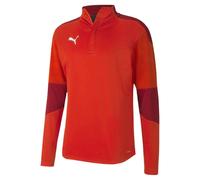 PUMA Mens 21 Rain Zip Top Long Sleeve S Puma Red