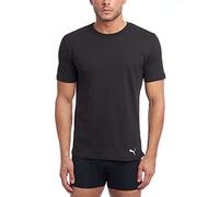 PUMA Men's 3 Pack Crew Neck T-Shirts Undershirt, White/Gray/Black, L