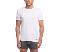 PUMA Men's 3 Pack Crew Neck T-Shirts Undershirt, White, M
