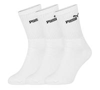Puma Mens 3 Pack Crew Socks White 6-8