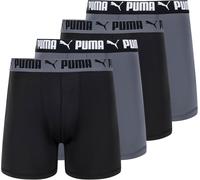 PUMA Men's 4 Pack Active Stretch Boxer Briefs Boxer Briefs