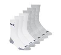 PUMA Men's 6 Pack Crew Socks