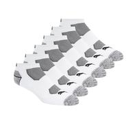 Puma Men's 6pk 1/2 Terry Low Cut-Cool Cell, White Traditional, 10-13