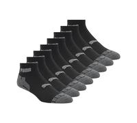 PUMA Men's 8 Pack Low Cut Socks Athletic, Charcoal, 9-13 UK