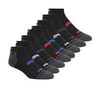 PUMA Men's 8 Pack Low Cut Socks Running, Black, 44482 (Pack of 8)
