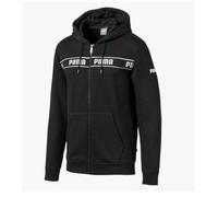 Puma Mens Amplified Fleece Hooded Track Top Sweat Jacket Medium