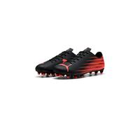 PUMA Men's ATTACANTO II FG/AG Soccer Shoe, Black-Glowing RED, 10.5 UK