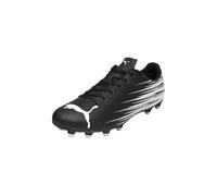 PUMA Men's ATTACANTO II FG/AG Soccer Shoe, Black White, 8 UK