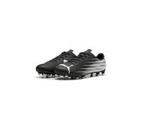 PUMA Men's ATTACANTO II FG/AG Soccer Shoe, Black White, 9 UK