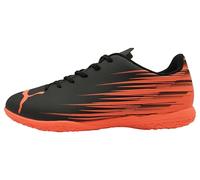 PUMA Men's ATTACANTO II Indoor Training Football Boots, PUMA Black-Glowing Red, 10 UK