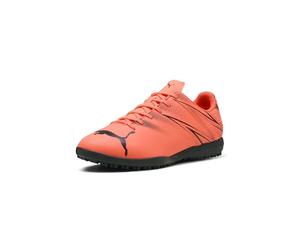 Puma Men's Attacanto Turf Trainer Soccer Cleat Sneaker, Glowing Red-Puma Black, 12 UK