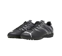 (8 UK, Black/Silver) Puma Mens Attacanto Turf Training Football Boots