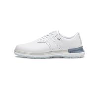 PUMA Men's Avant Golf Shoe White-ash Gray-ICY Blue, 9 UK