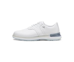 PUMA Men's Avant Golf Shoes, Puma White-ash Gray-ICY Blue, 9 UK