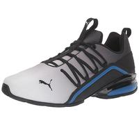PUMA Men's Axelion Mesh Fade Sneakers, Black Fade, X-Small