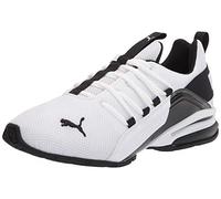 PUMA Men's Axelion Running Shoe, White/Black, 10 UK