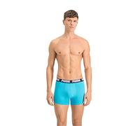 PUMA Men's Basic Boxer 2p, (Aqua/Blue 796)