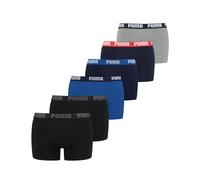 PUMA Men's Basic Boxer Shorts Ecom in Pack of 6 in S to XXL