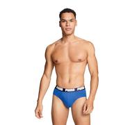 PUMA Men's Cotton Stretch Briefs 2 Pack. True Blue. L UK