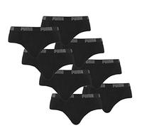 PUMA Men's Basic Briefs Pack of 8 - Black - Medium