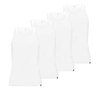 PUMA Men's Basic Tank Tops Vests 100000891 Pack of 4 Item:-002 White, -002 White, XL