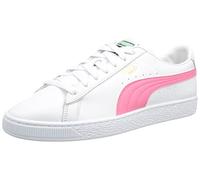 PUMA Men's Basket Classic XXI Sneaker, White-Sunset Pink, 6 UK