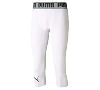 PUMA Mens Bball Compression 3/4 Boy Shorts, Blanco, XL