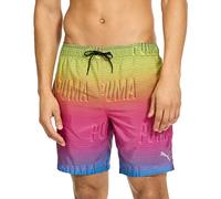 PUMA Men's Between The Lines Volley Swim Board Short Trunks, Glowing Pink, Large