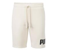 PUMA Men's Logo Fleece 10" Shorts (Available in Big & Tall), Alpine Snow Ss25, 4X-Large Big