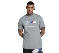 PUMA Mens BMW M Motorsport ESS Logo T-Shirt Tee Top Grey Size S