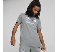 Puma Mens BMW M Motorsport Essentials Logo T-Shirt - Grey Cotton - Size Medium