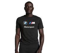 PUMA BMW M Motorsport Ess Logo T-Shirt, Black, size Medium