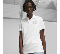 Puma Mens BMW M Motorsport Polo Shirt - White Cotton - Size Small