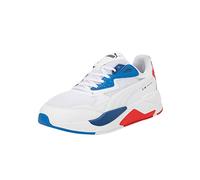 PUMA Men's BMW MMS X-RAY Speed Sneaker, White-PRO Blue-POP RED, 8.5 UK