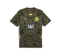 Puma Mens Borussia Dortmund 24/25 Goalkeeper Short Sleeve Jersey - Green - Size Large