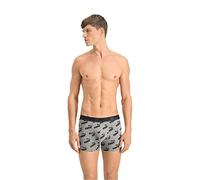 Puma Mens Boxers 2 Pack AOP Underwear Cotton Elastane Stretch Print Logo